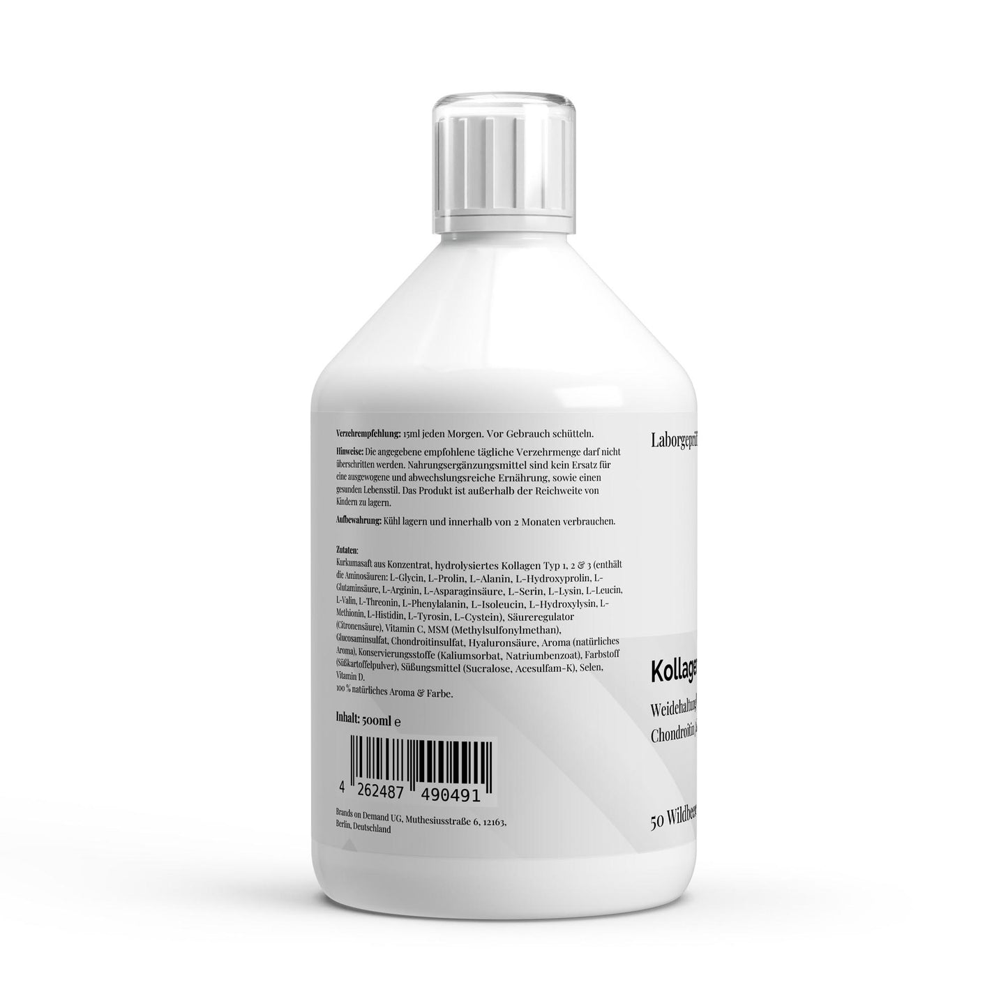 Kollagen Support PLUS+ Shots - Wild Berry - 500ml