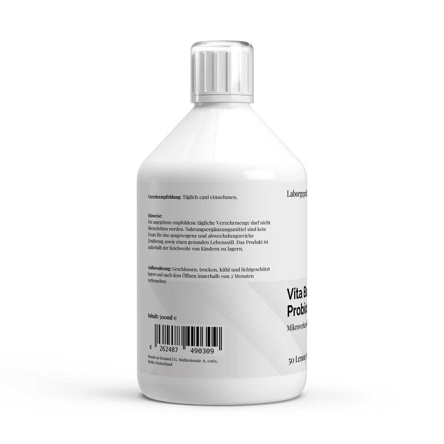 Vita Balance PLUS+ Probiotik Mix- mikroverkapselt - Lemon - 500ml