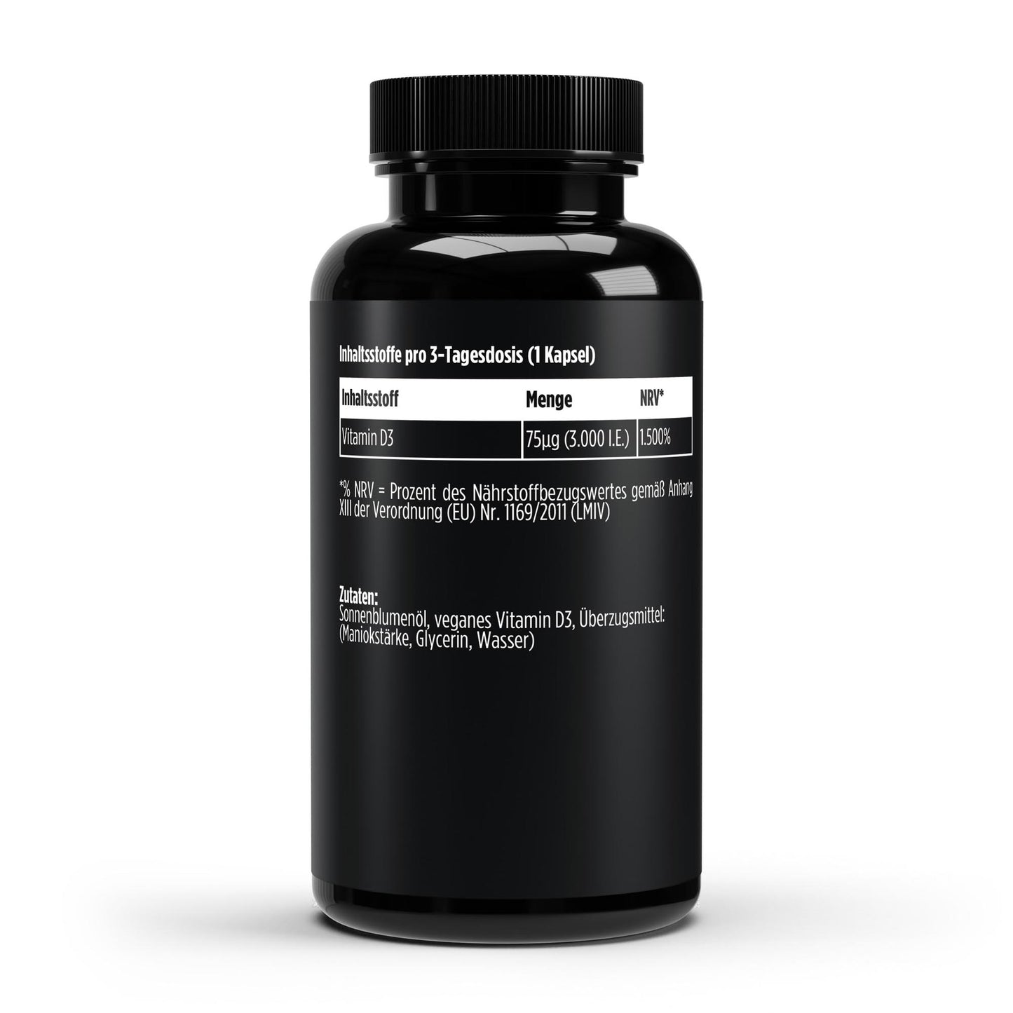 Vitamin D3 3.000 I.E - 60 vegane Softgels