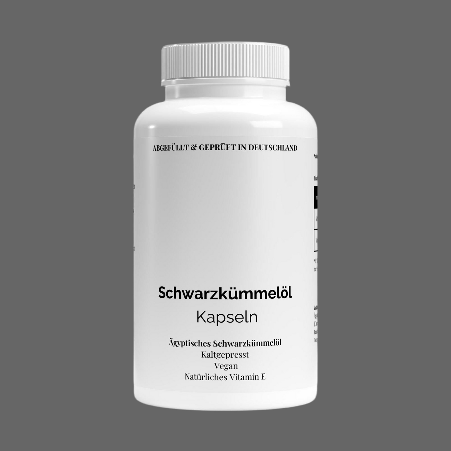 Ägyptisches Schwarzkümmelöl - 240 vegane Softgels