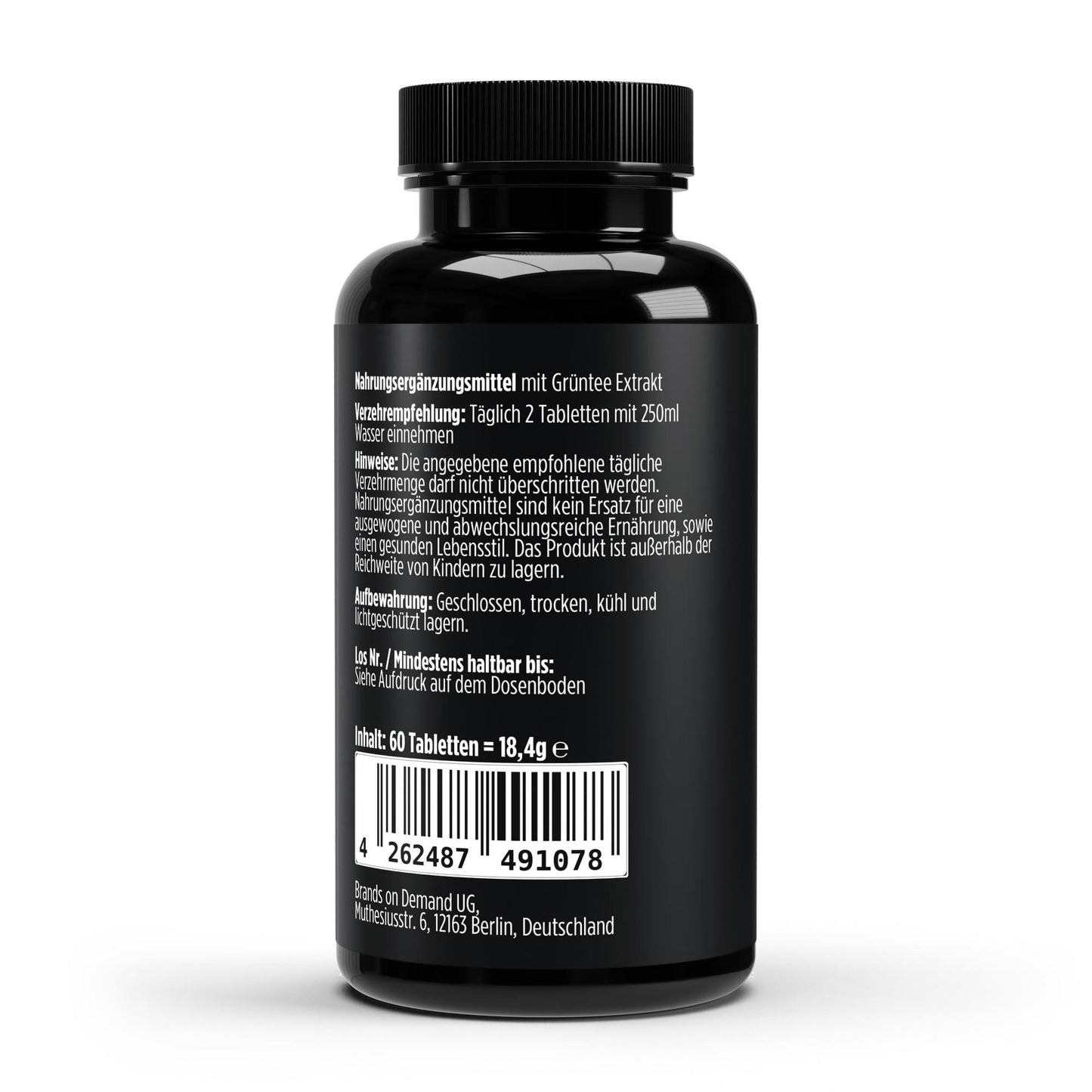Grüntee Extrakt 40% Polyphenole - 60 Kapseln